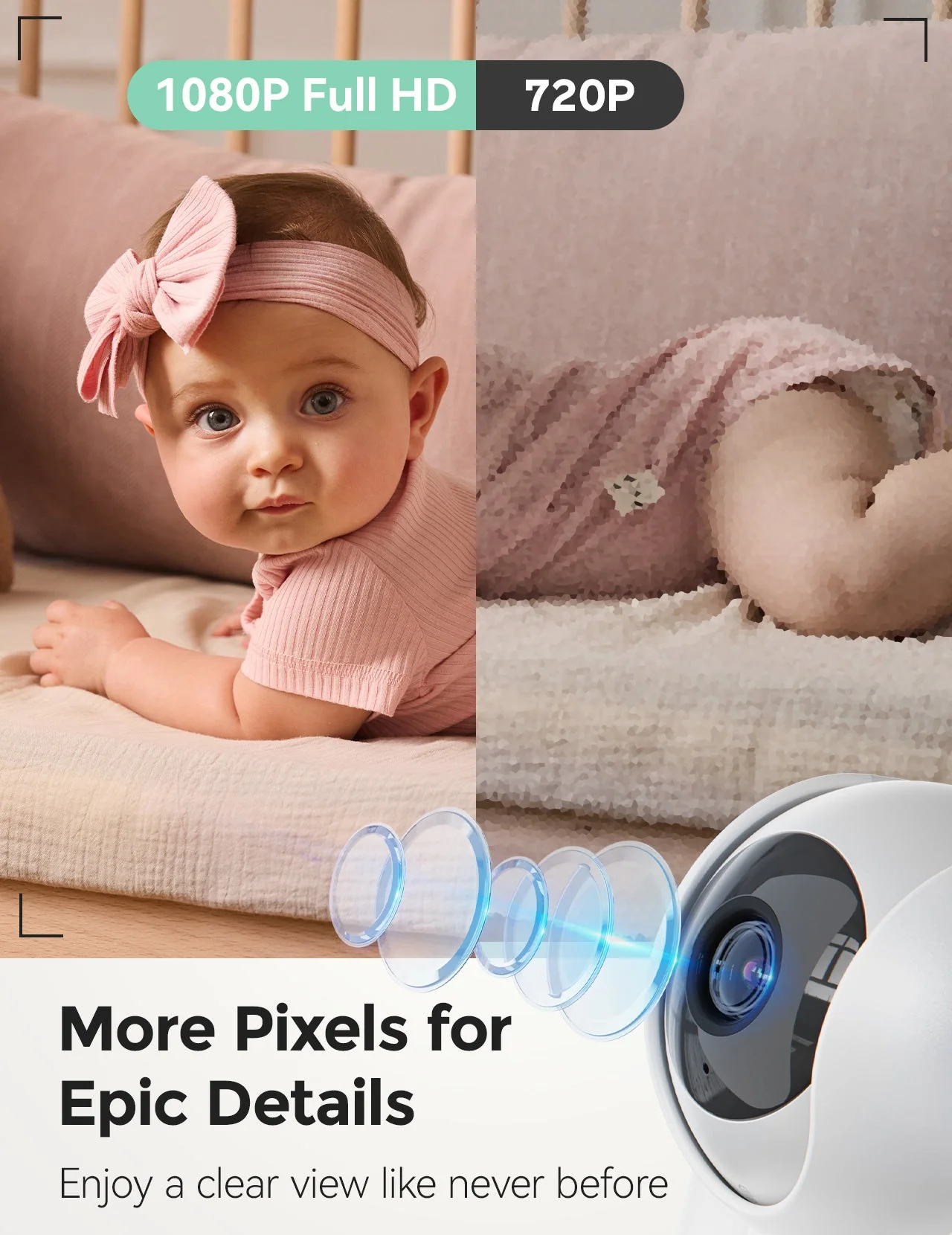 1080p Full HD Kamera für Videobabyphone BM03 - Image 3