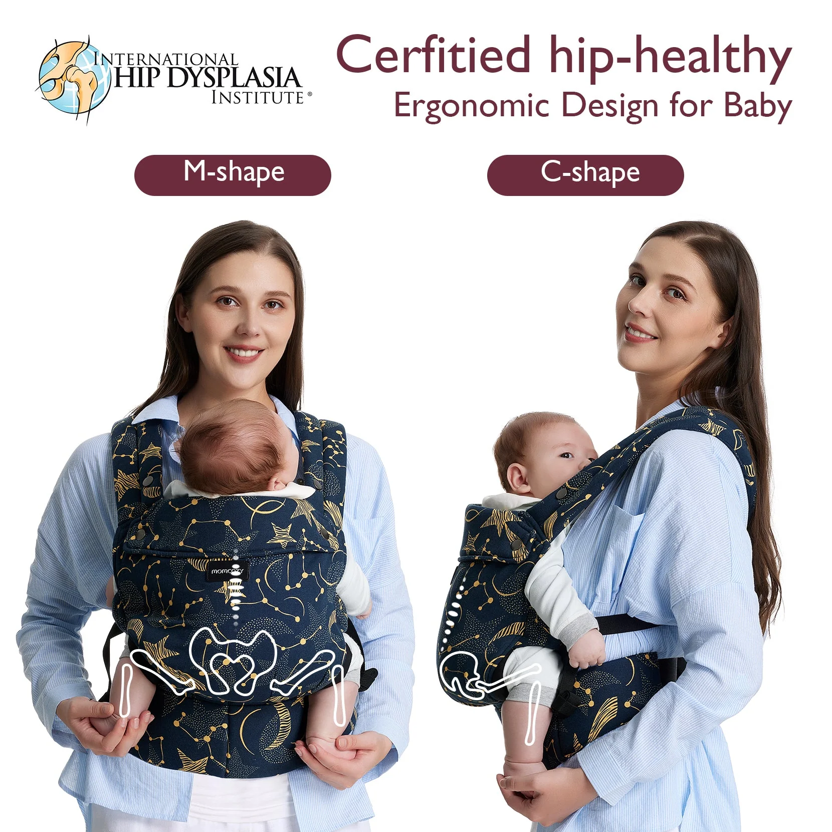 Momcozy PureHug Babytrage - Ergonomisch, gemütlich und leicht - Image 105