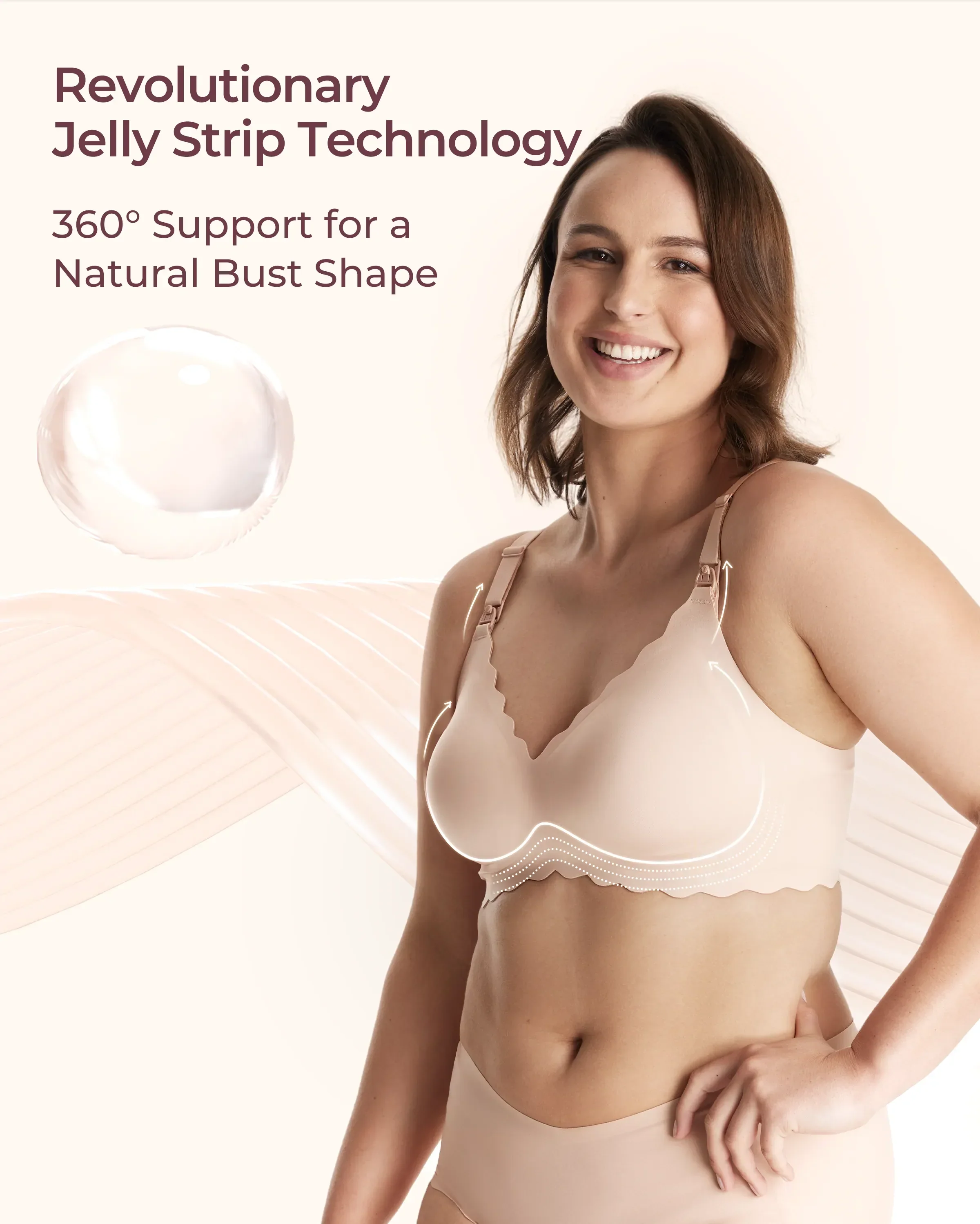 Jelly-Strip - Nahtloser Still-BH YN46 - Image 47