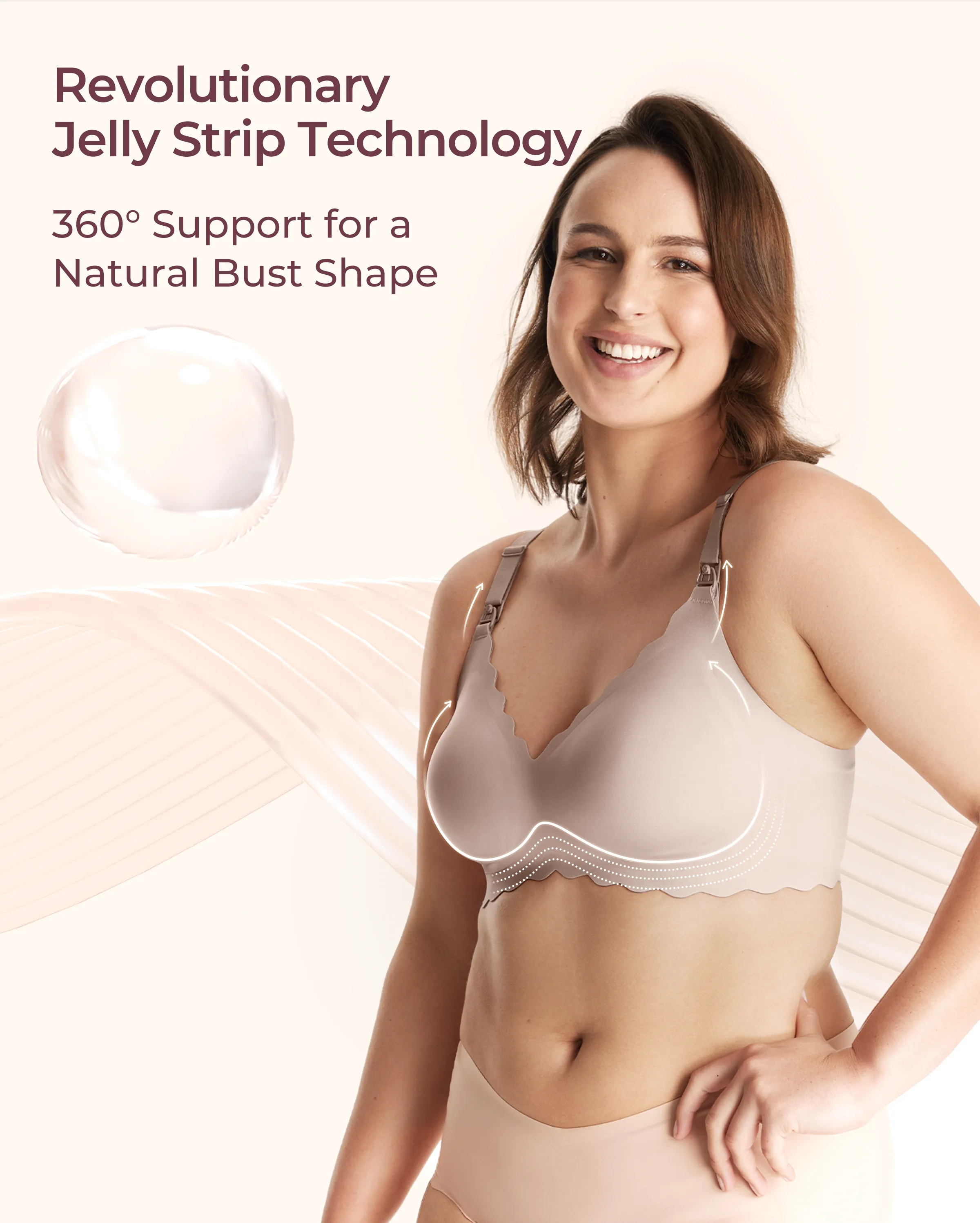 Jelly-Strip - Nahtloser Still-BH YN46 - Image 62