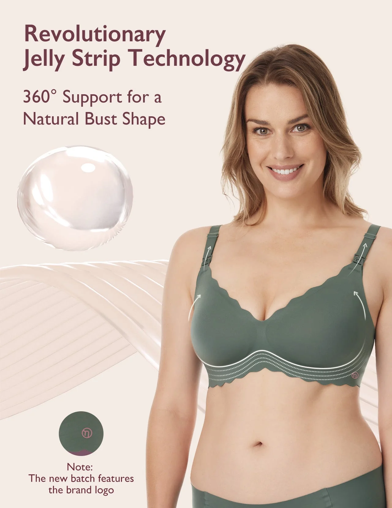 Jelly-Strip - Nahtloser Still-BH YN46 - Image 71