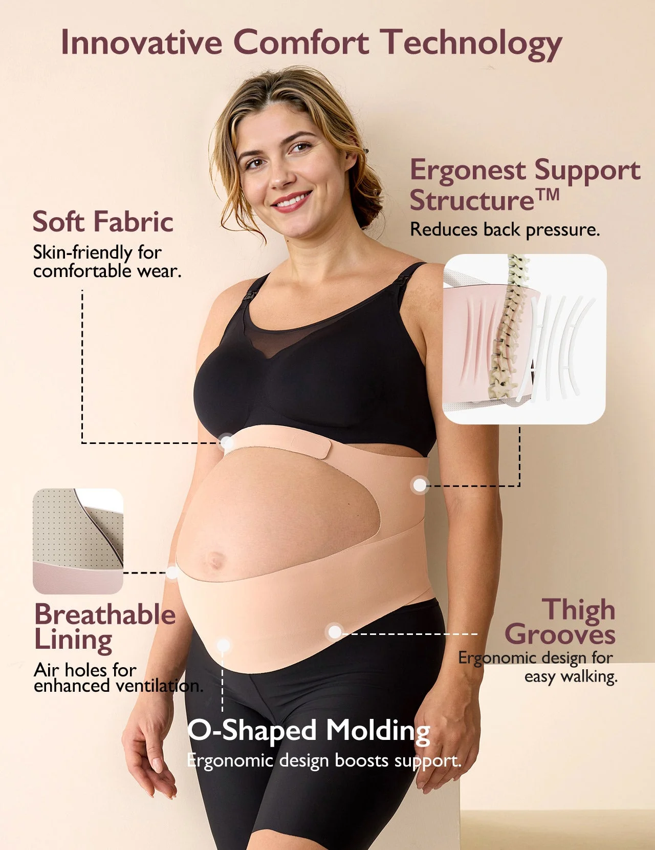 Postpartum Erholung Bundle: Ergonest Bauchband und Postpartum Petite Bauchband - Image 3