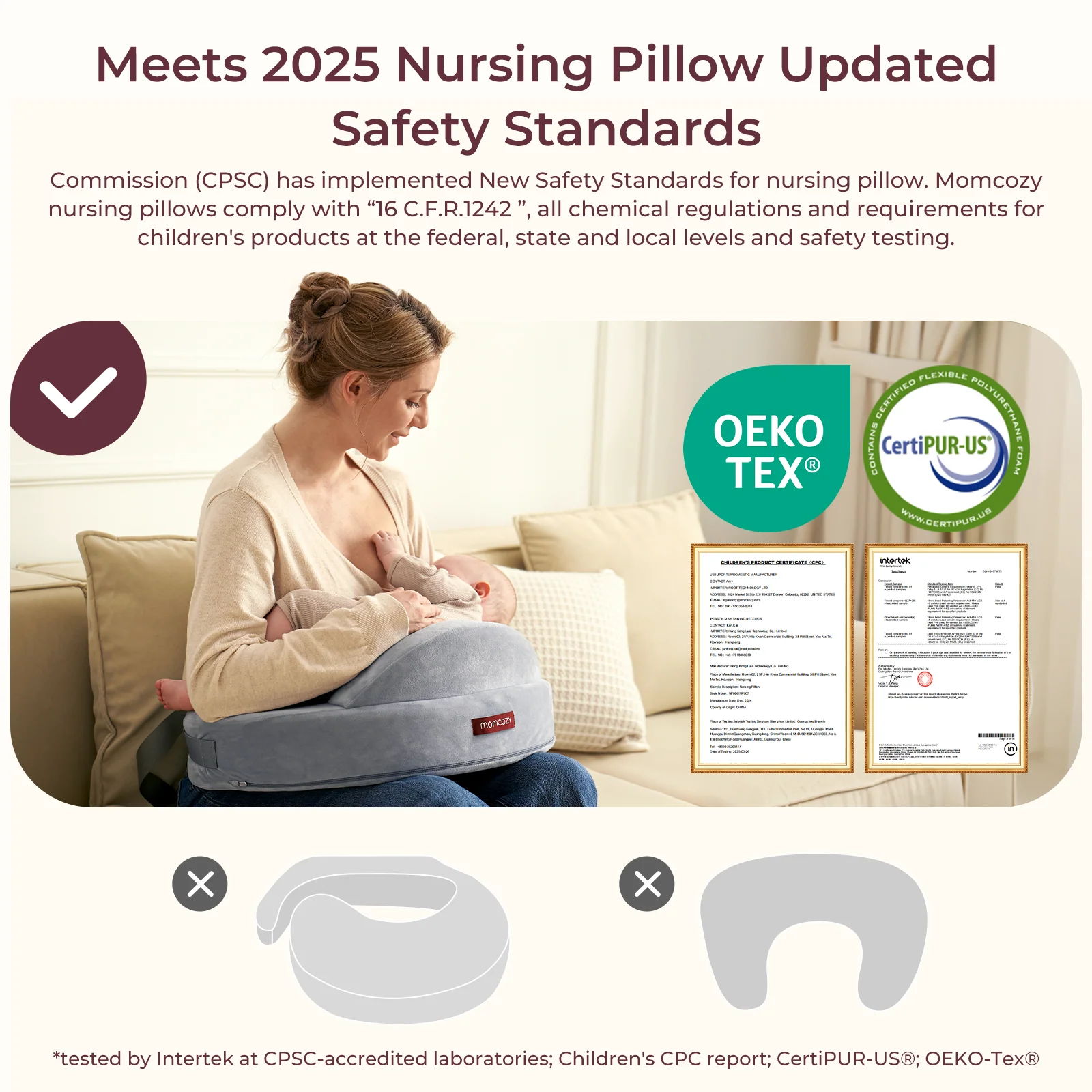 Momcozy Memory Foam Stillkissen - Image 10