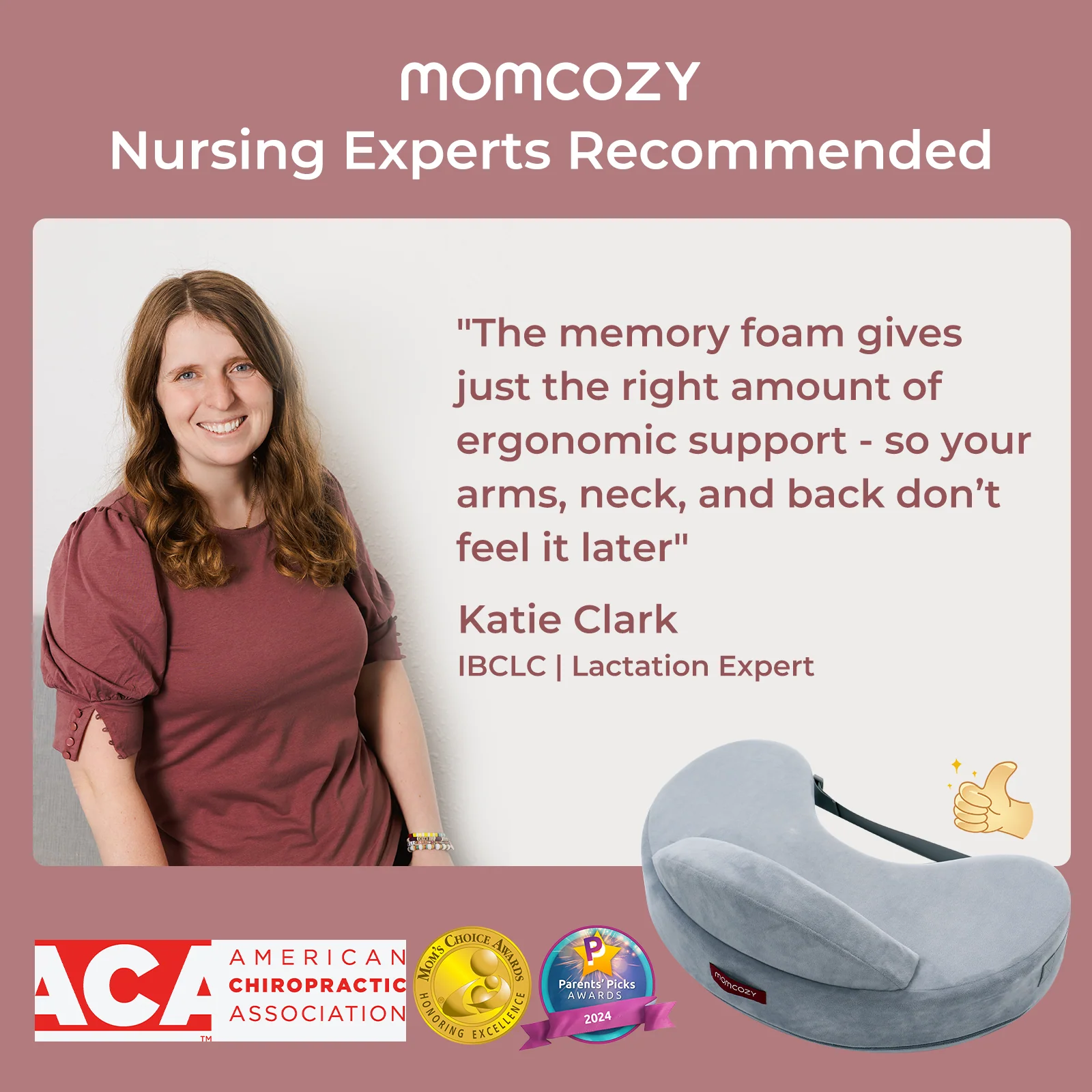 Momcozy Memory Foam Stillkissen - Image 11
