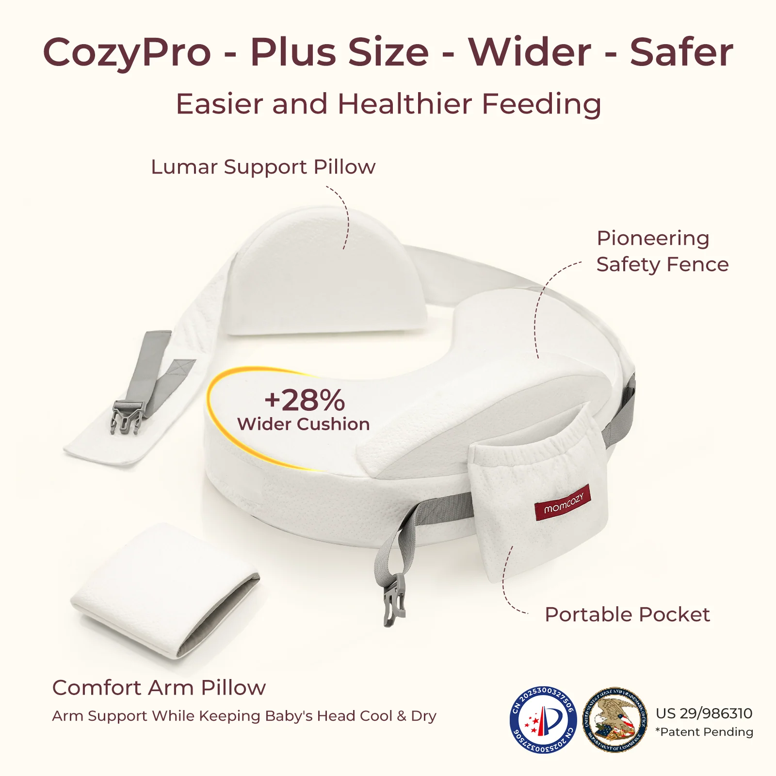 Momcozy MaxSupport Stillkissen - Image 21