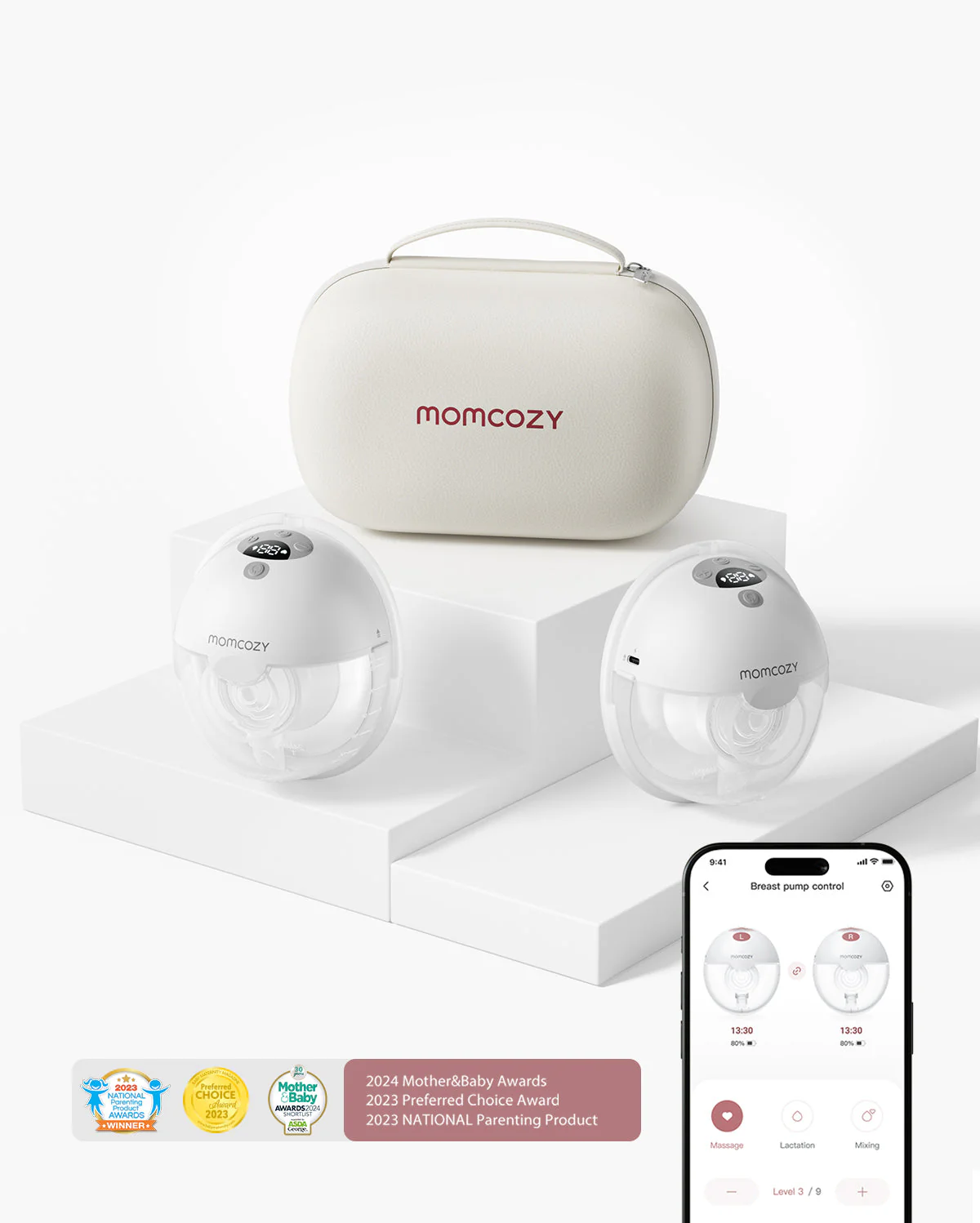 M5 Smart BH Bundle: Zwei M5 Smart kabellose, freihändige Milchpumpe und 4-in-1 Pump-BH (YN12) - Image 13