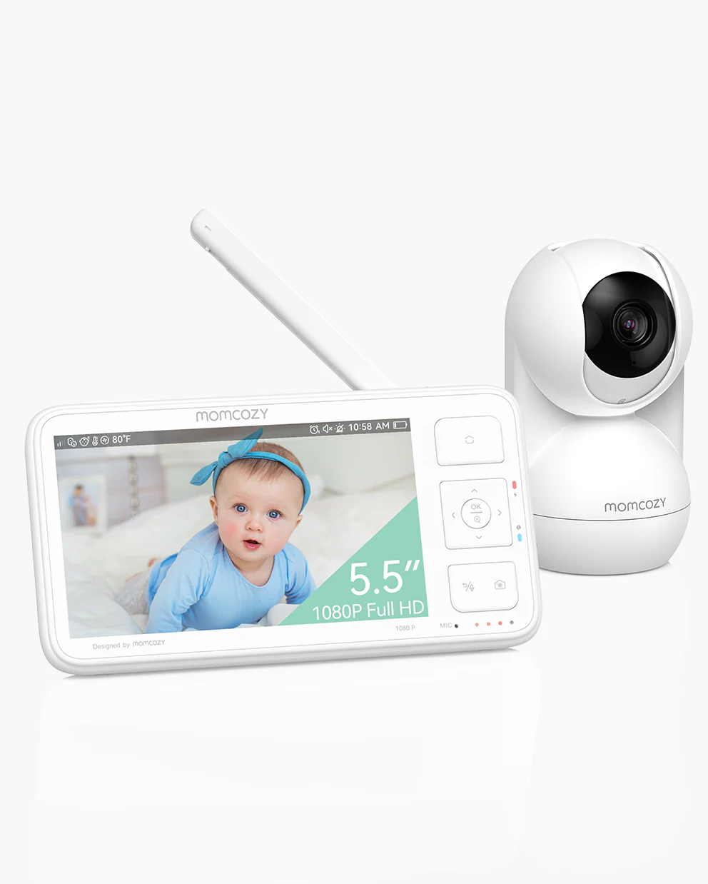 Momcozy 5,5-Zoll Voll HD Video Babyphone - BM03