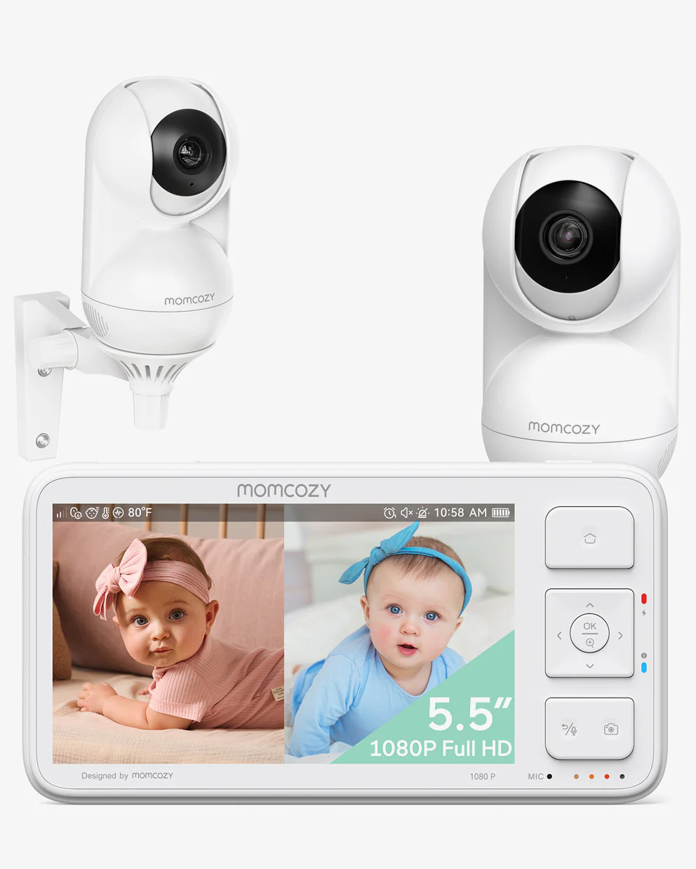 Momcozy 5,5-Zoll Voll HD Video Babyphone - BM03 - Image 12