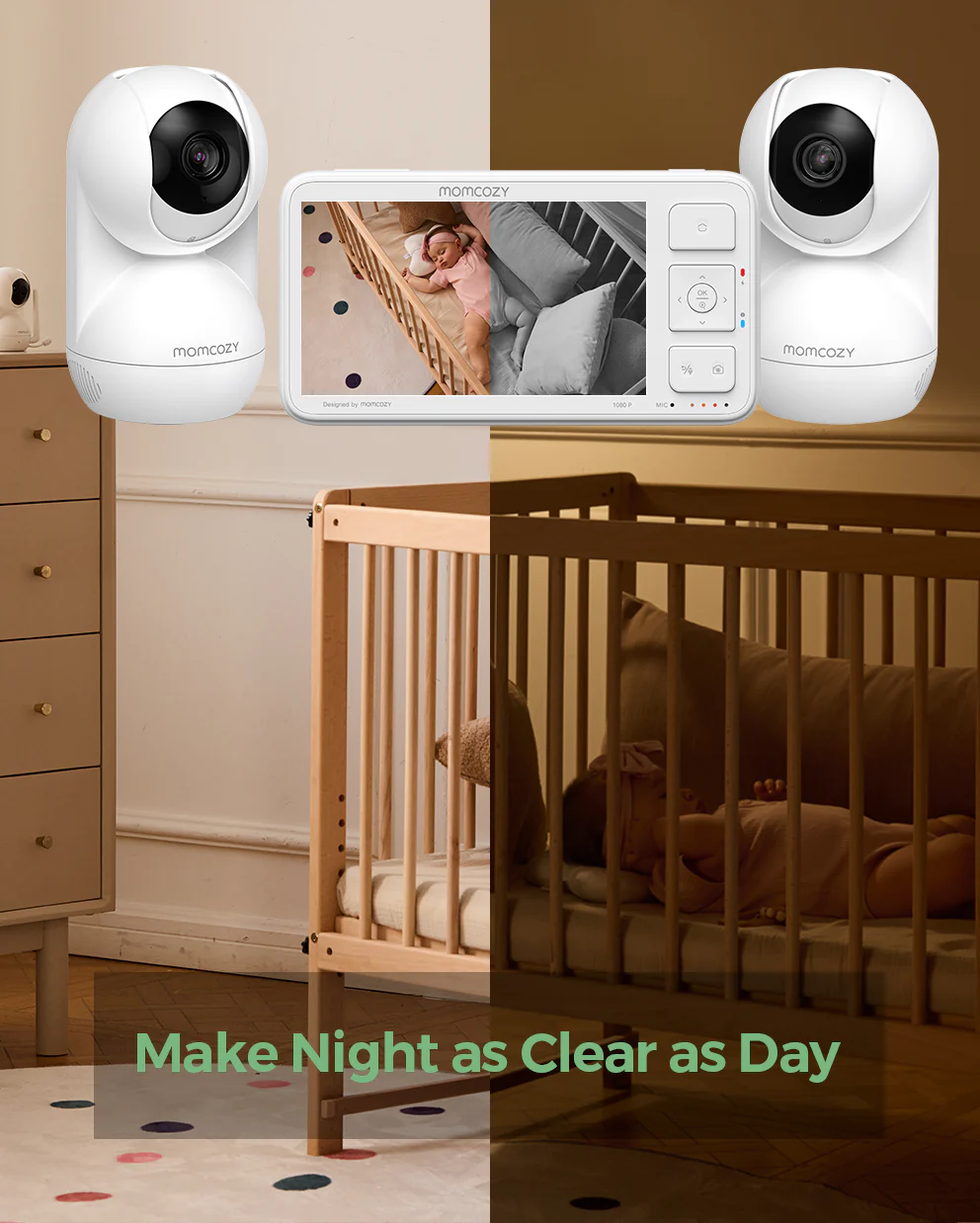 Momcozy 5,5-Zoll Voll HD Video Babyphone - BM03 - Image 8