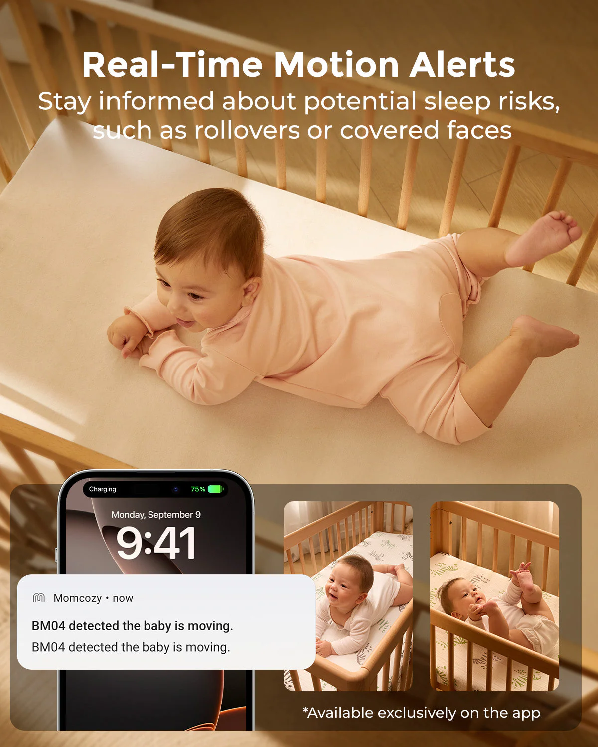 Momcozy 5-Zoll Dual-Mode Intelligentes Babyphone mit 2 Kameras - BM04 - Image 3