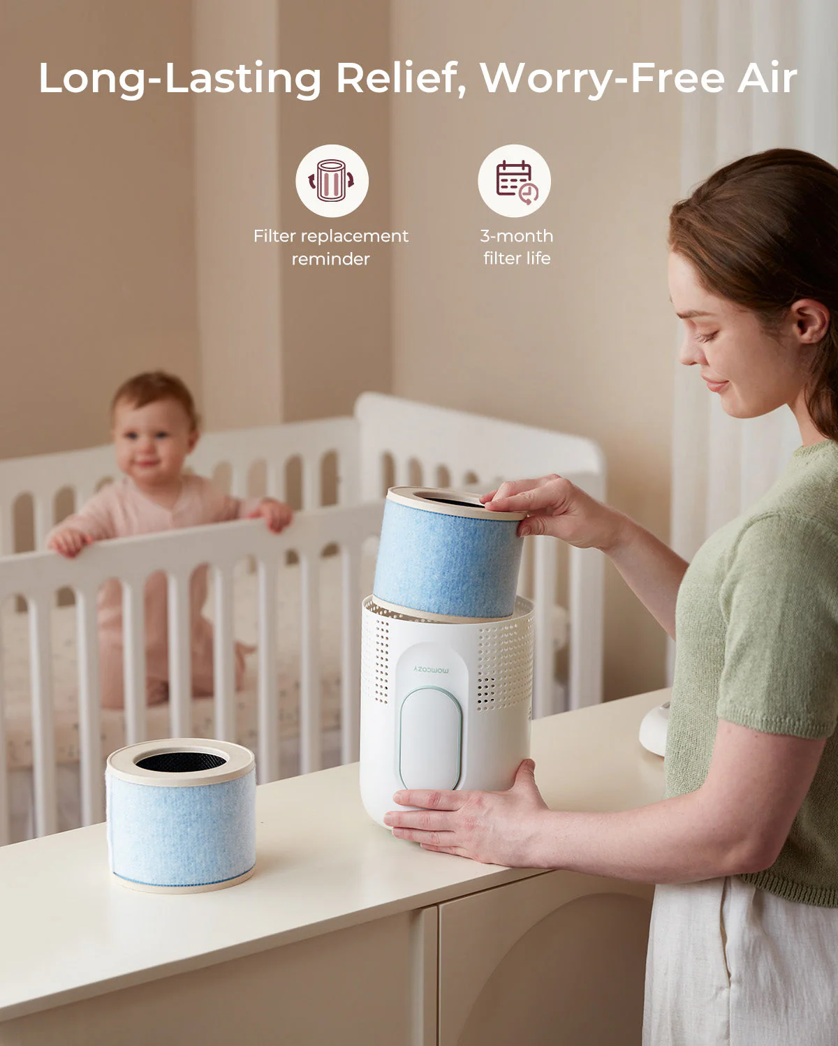 Momcozy CozyBreath Baby-Luftreiniger - Image 9