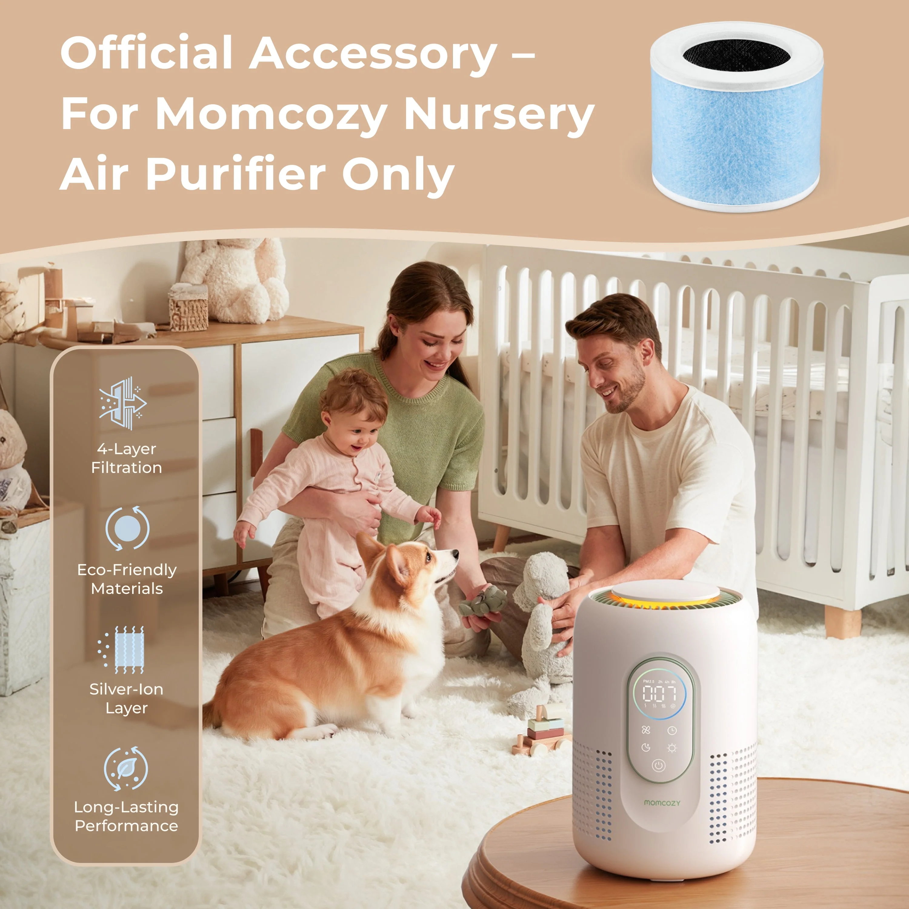 Ersatzfilter für Momcozy Baby-Luftreiniger - Image 4