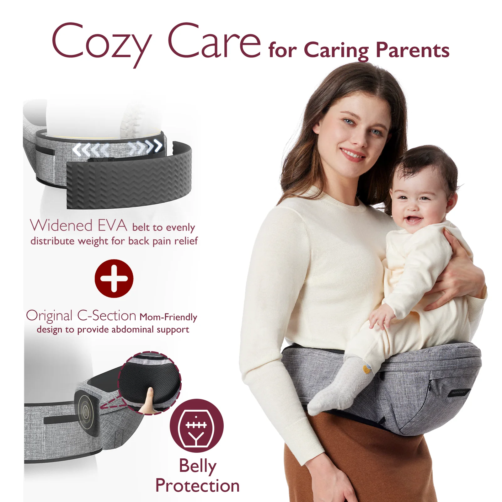 Momcozy Wander360 Hüftsitztrage - Image 17