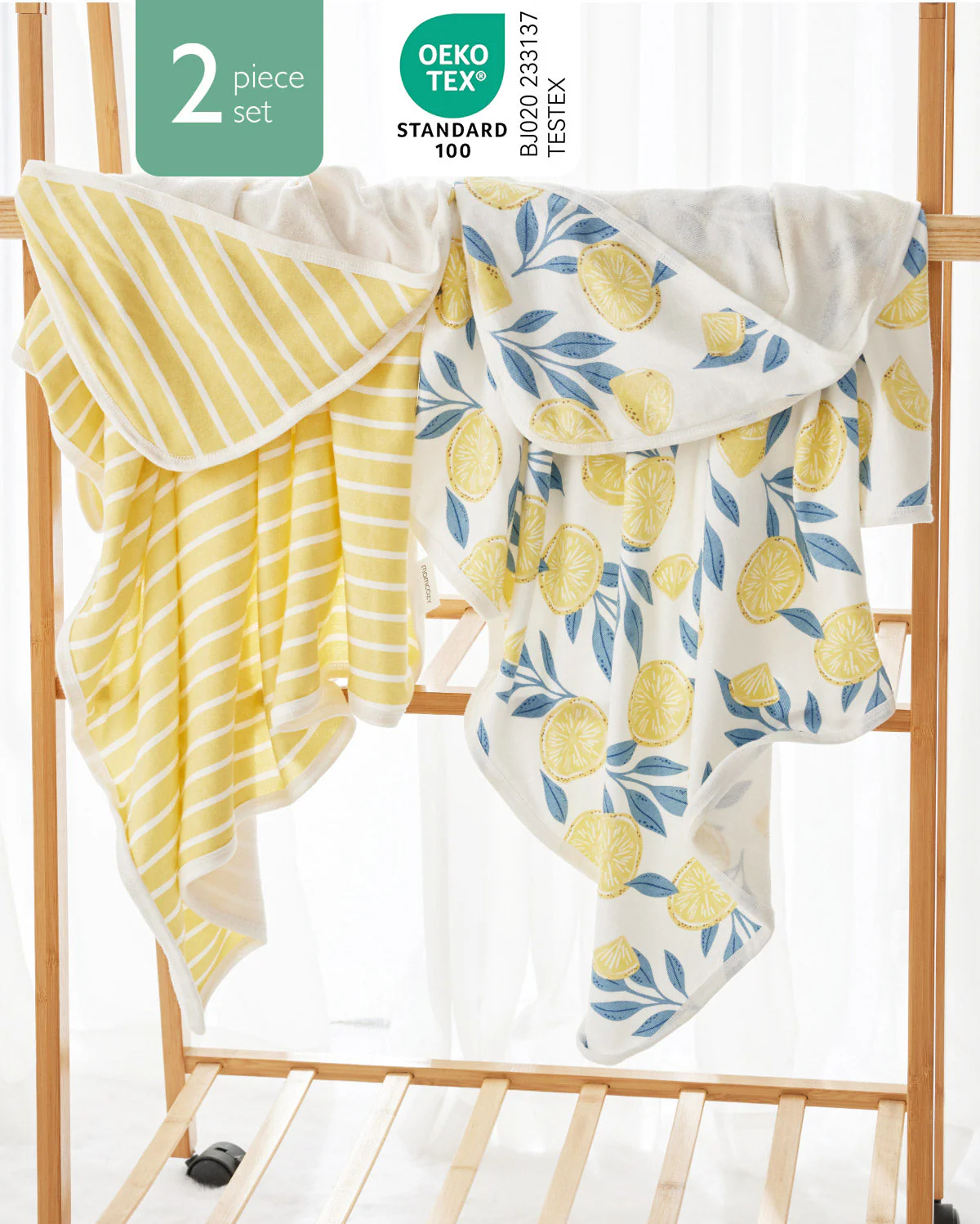 MOMCOZY BABY HOODED TELETEL FÜR NEUBORN DUUBE - 2 Zählung (Packung von 1) - Image 5