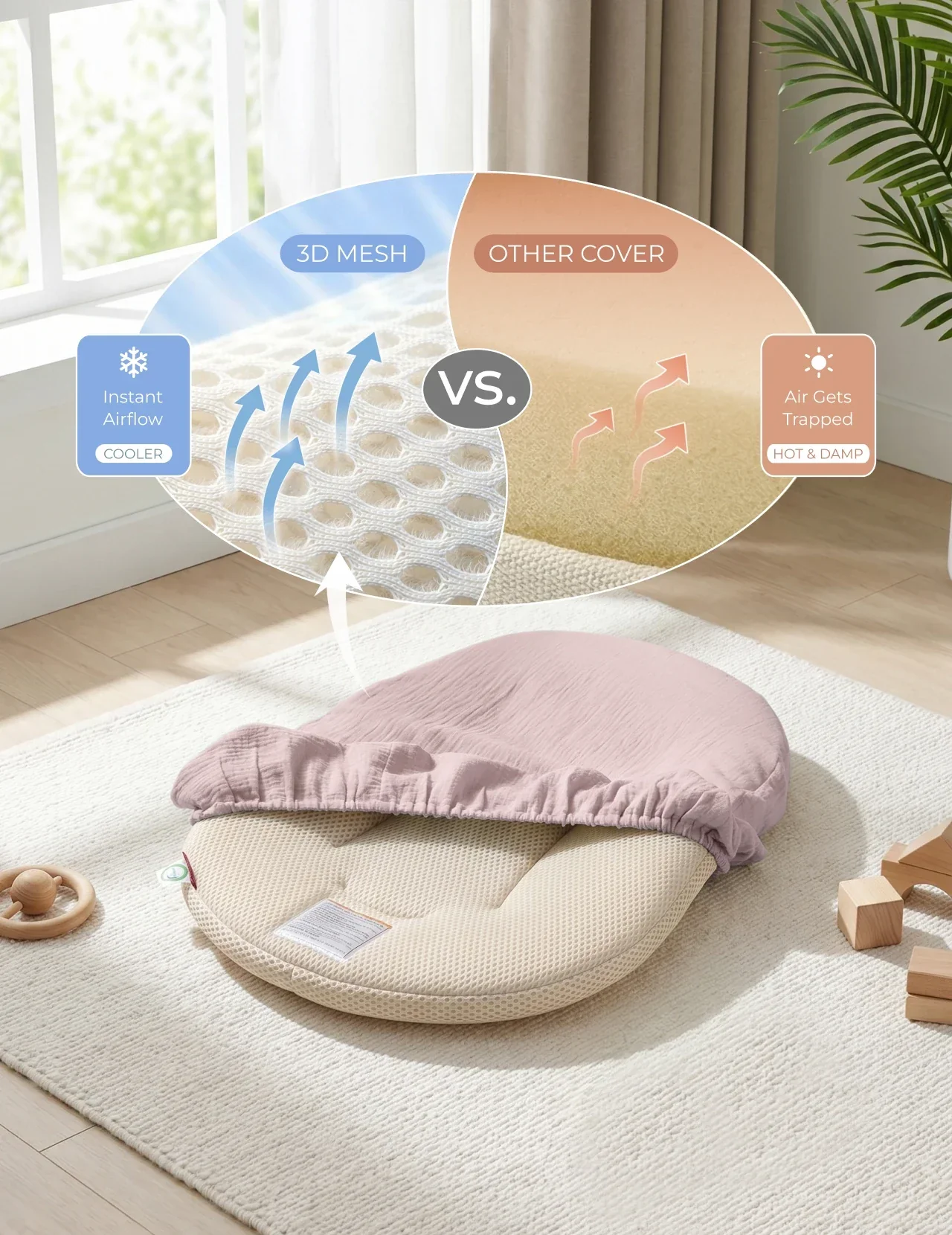 Momcozy Baby Loungers for 0-6M - Image 6