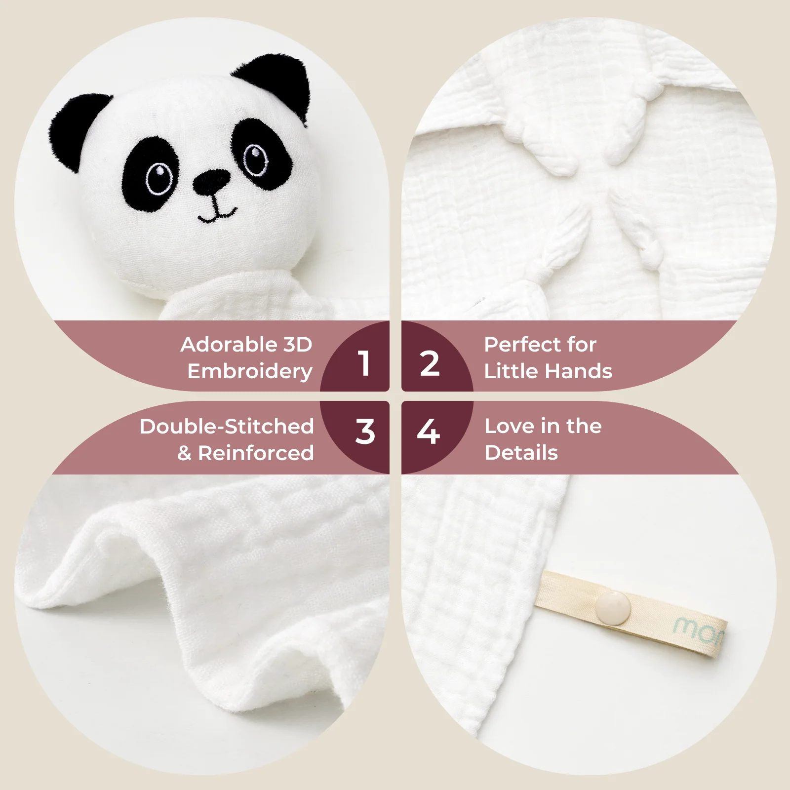 MOMCOZY CORALE VLEECE HOODED BADE TEIL - Image 18