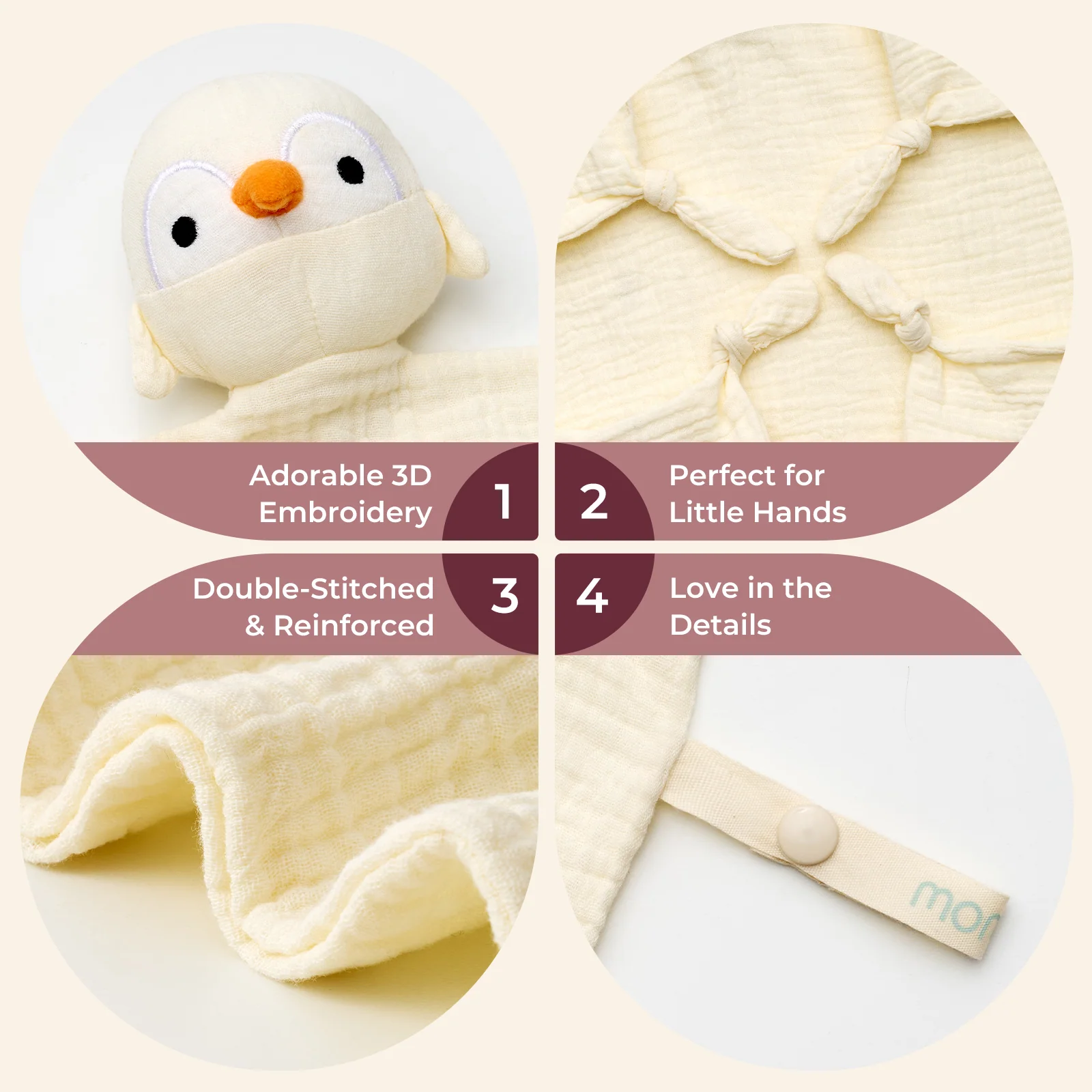 MOMCOZY CORALE VLEECE HOODED BADE TEIL - Image 24