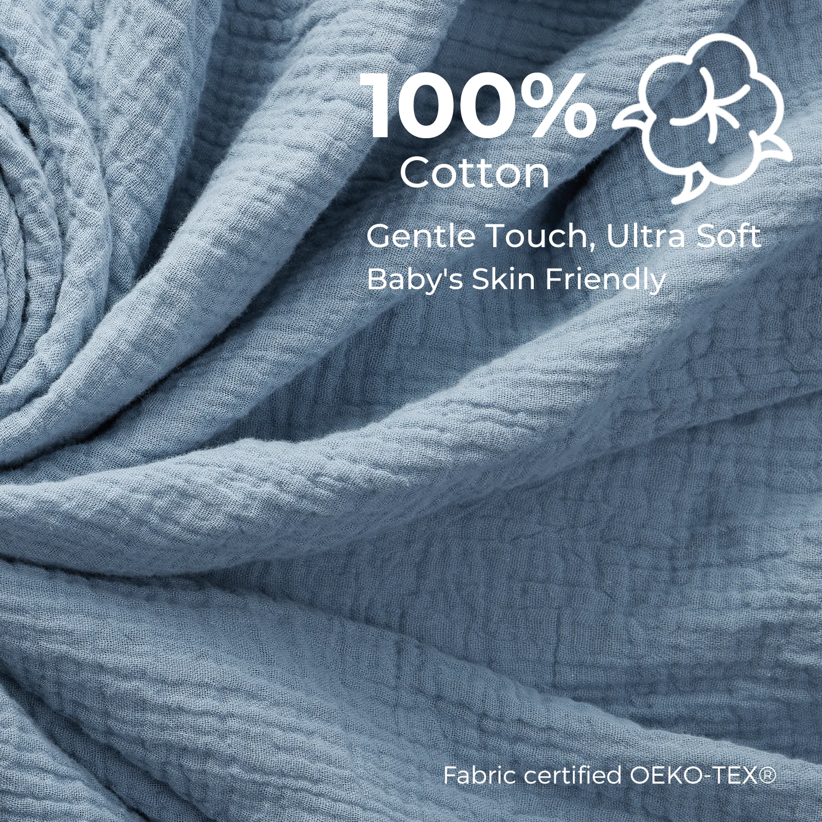 MOMCOZY CORALE VLEECE HOODED BADE TEIL - Image 4