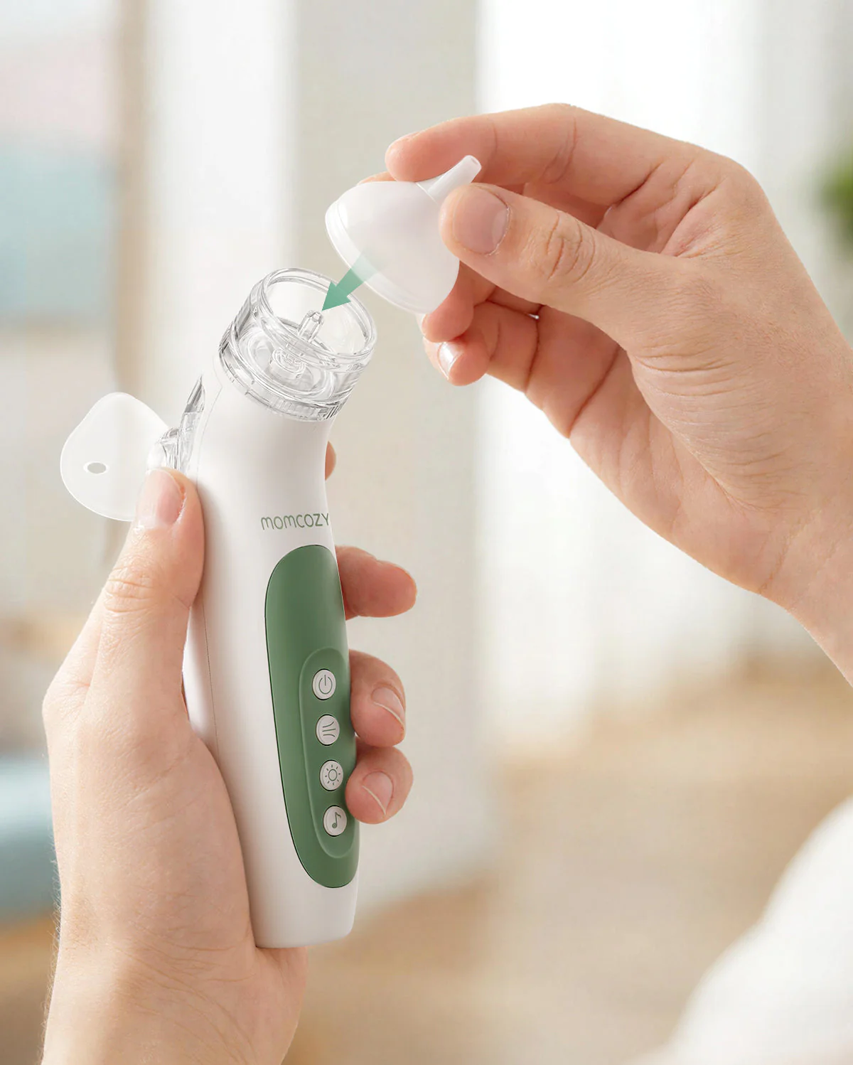 Momcozy BreezyClear™ 2-in-1 Elektrischer Nasensauger Ersatzköpfe - Image 3