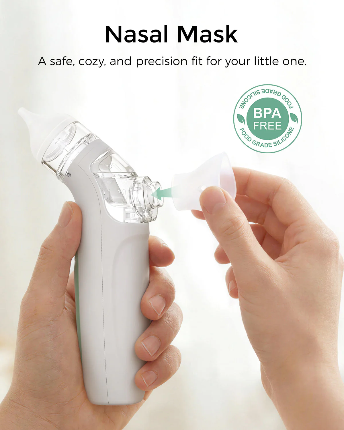 Momcozy BreezyClear™ 2-in-1 Elektrischer Nasensauger Ersatzköpfe - Image 4