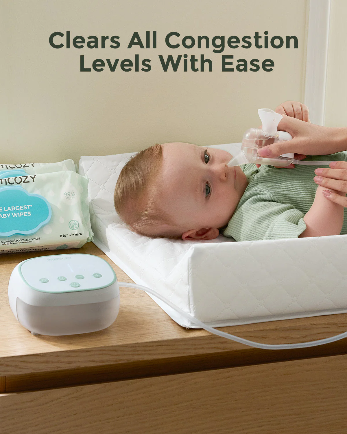Momcozy BreezyClear Pro™ 2-in-1 Elektrischer Nasensauger mit Sprüh- und Saugfunktion - Image 3