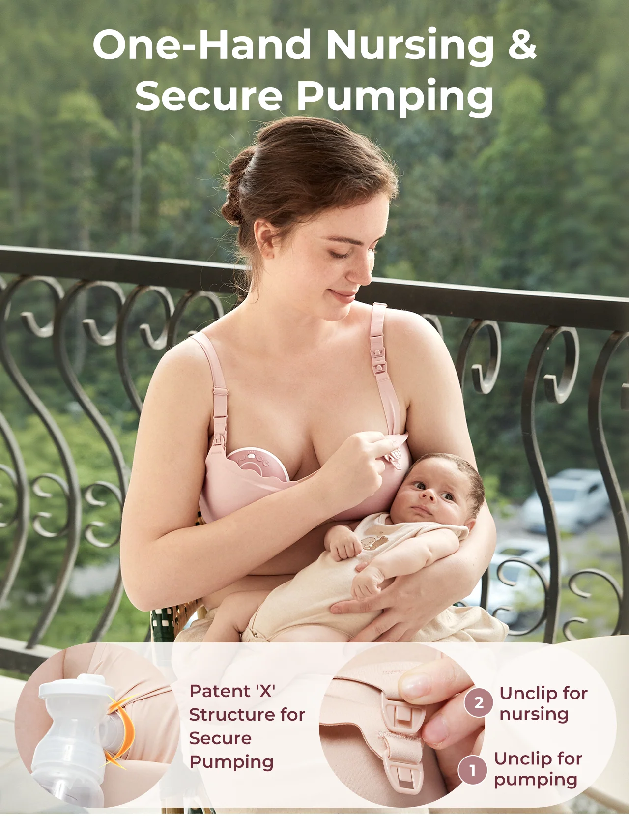 Momcozy Kühlender freihändiger Still- und Pump-BH - Image 7