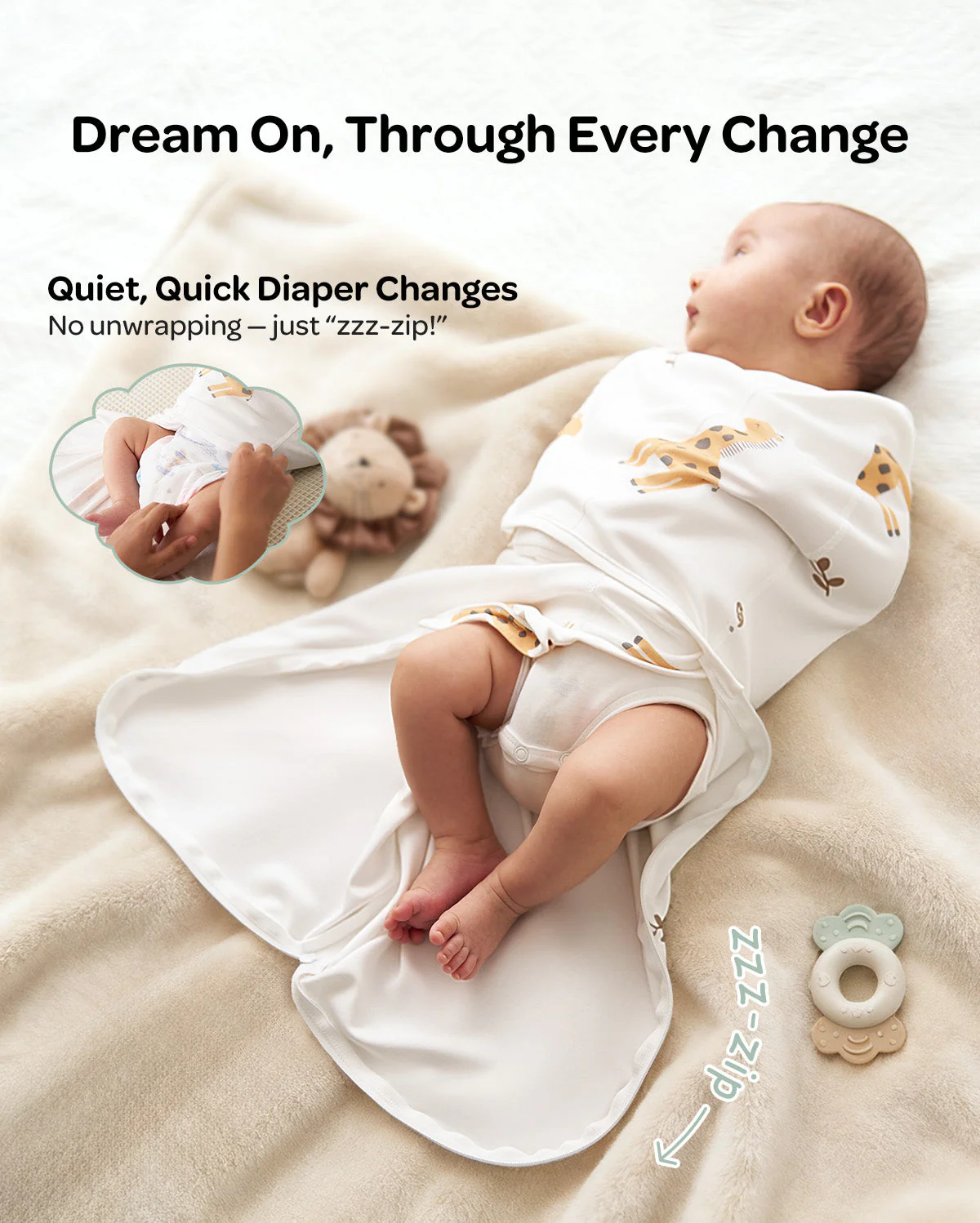 Momcozy Easy-Pucktuch für Babys von 0–3 Monaten - Image 10