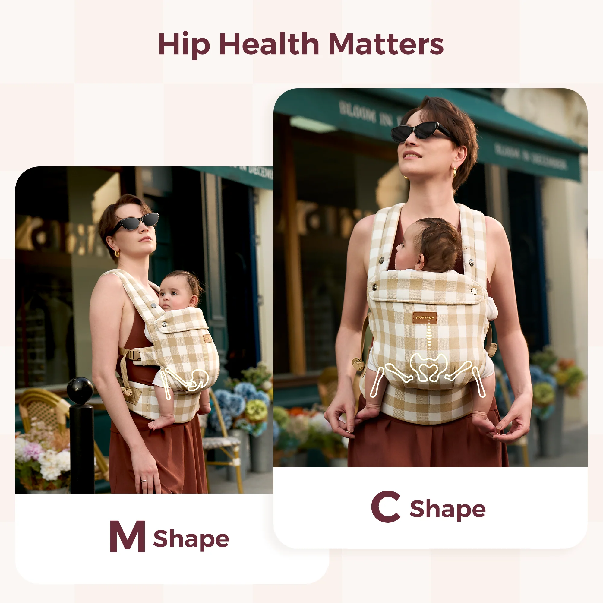 Momcozy PureHug Babytrage - Ergonomisch, gemütlich und leicht - Image 93