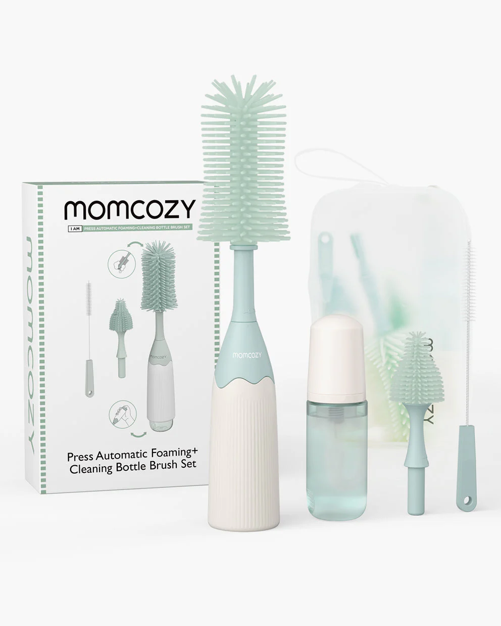 Momcozy Innovatives Flaschenbürsten-Set mit Push-Press-Design - Image 14