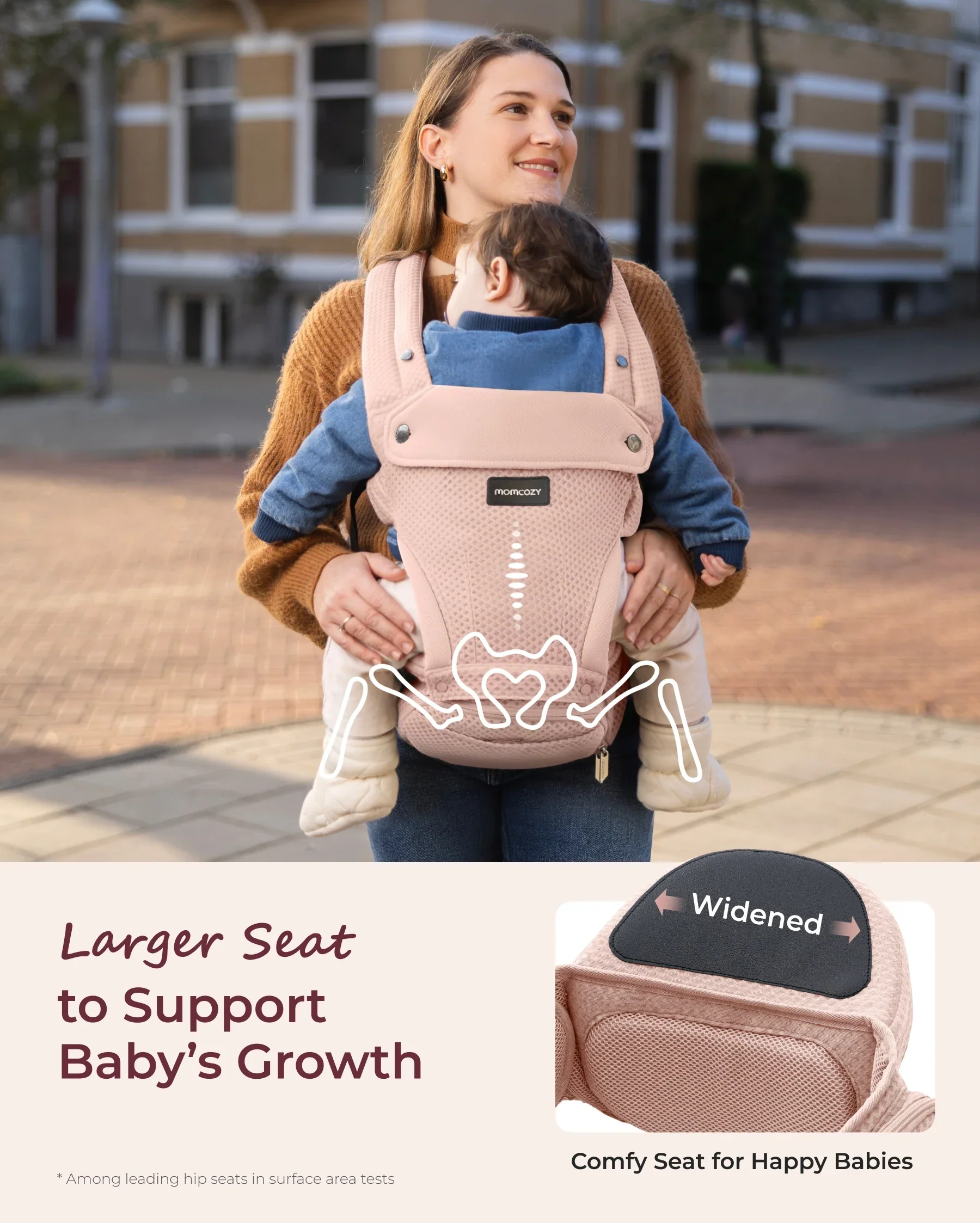 Momcozy Move2Fit Hüftsitztrage - Image 15