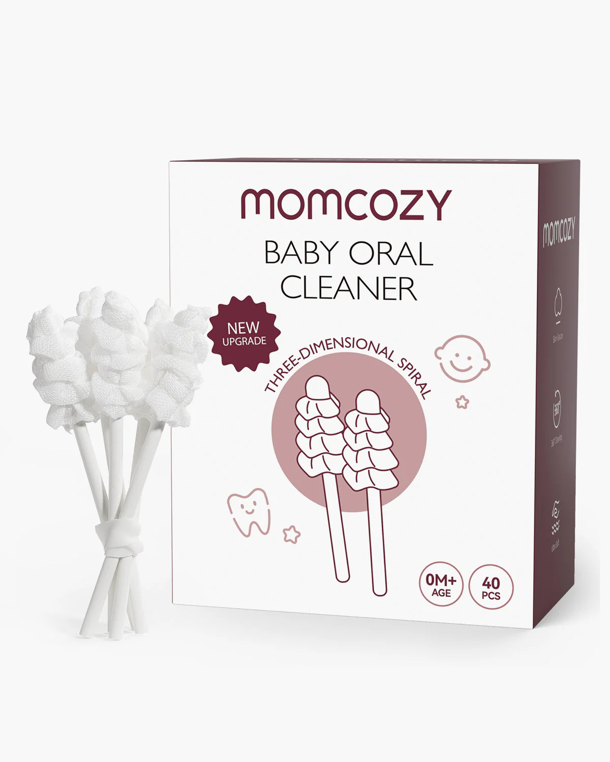 Momcozy Mundpflege-Serie: Zungenreiniger(40ct)