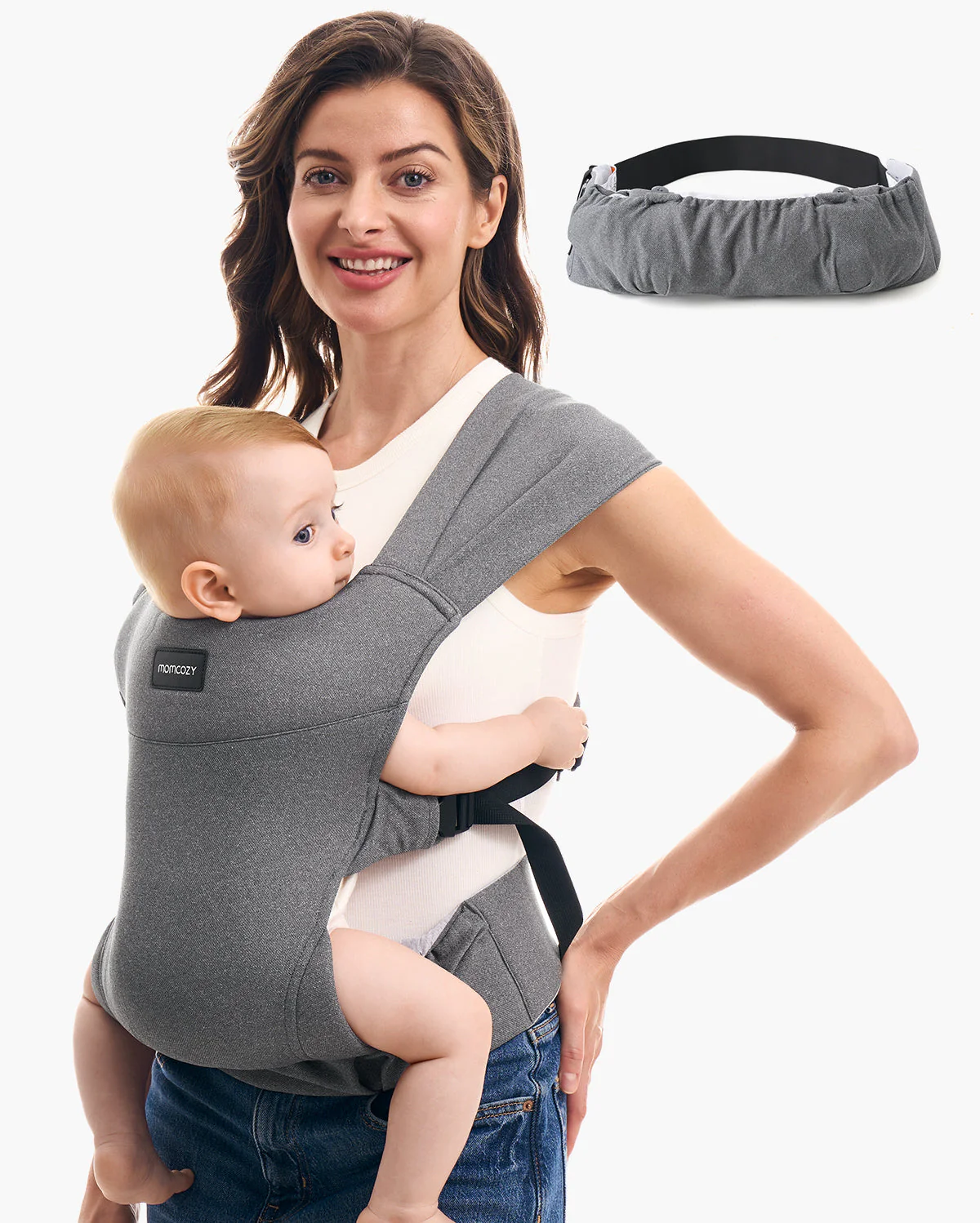 Momcozy Tragbare Babytrage – Leicht & Faltbar - Image 8