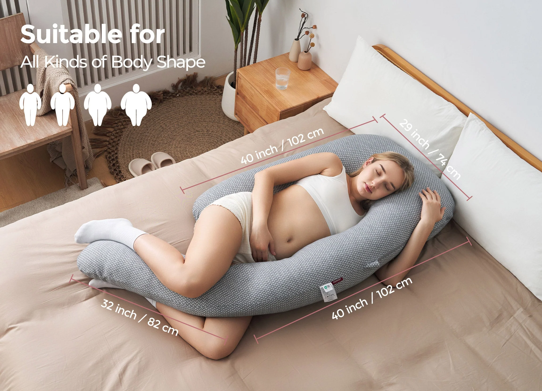 Momcozy dreamlign Schwangerschaftskissen - Image 13