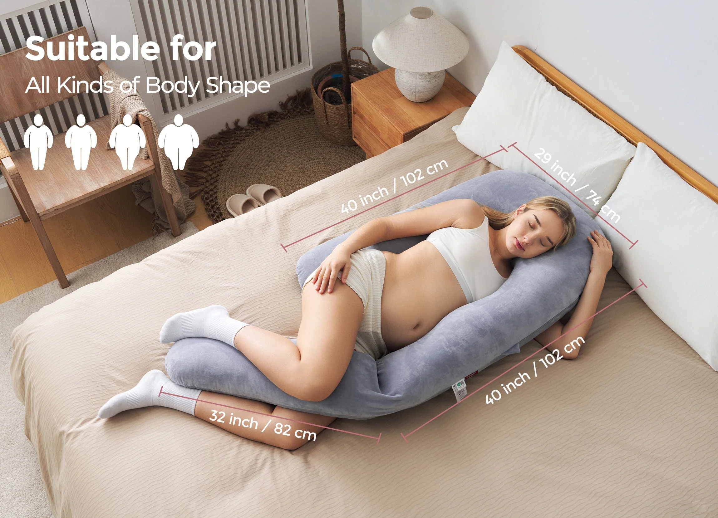 Momcozy dreamlign Schwangerschaftskissen - Image 8