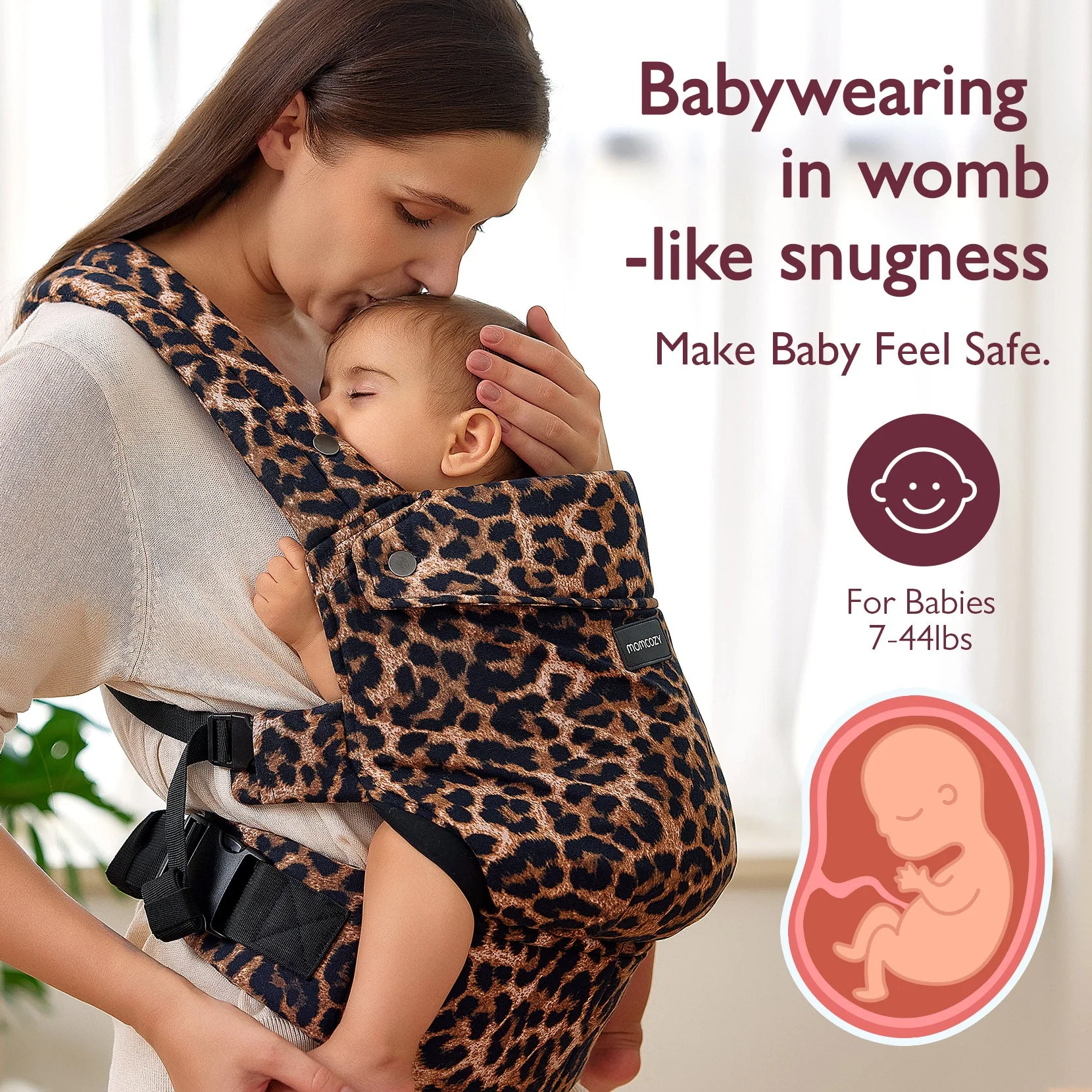 Momcozy PureHug Babytrage - Ergonomisch, gemütlich und leicht - Image 18