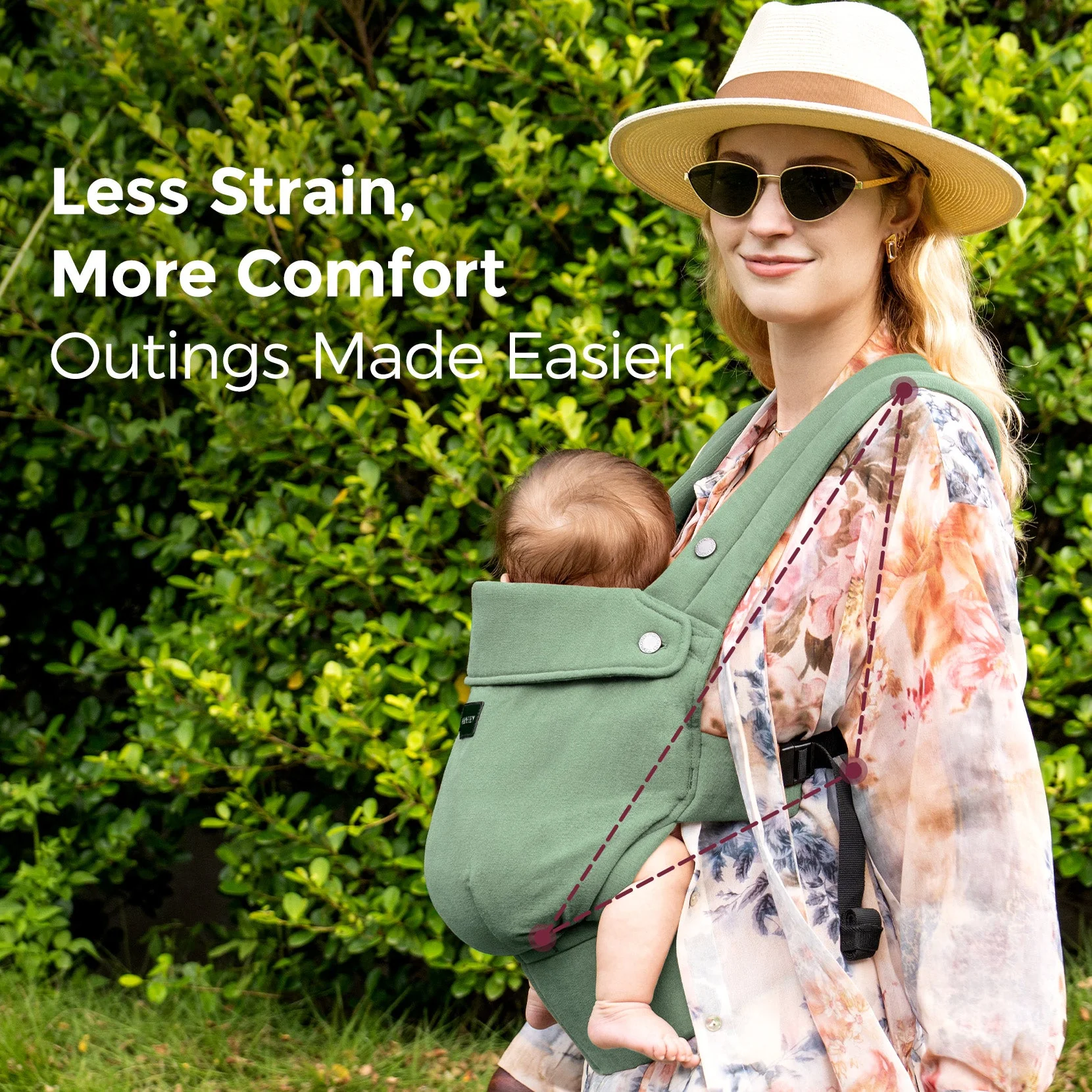 Momcozy PureHug Babytrage - Ergonomisch, gemütlich und leicht - Image 102