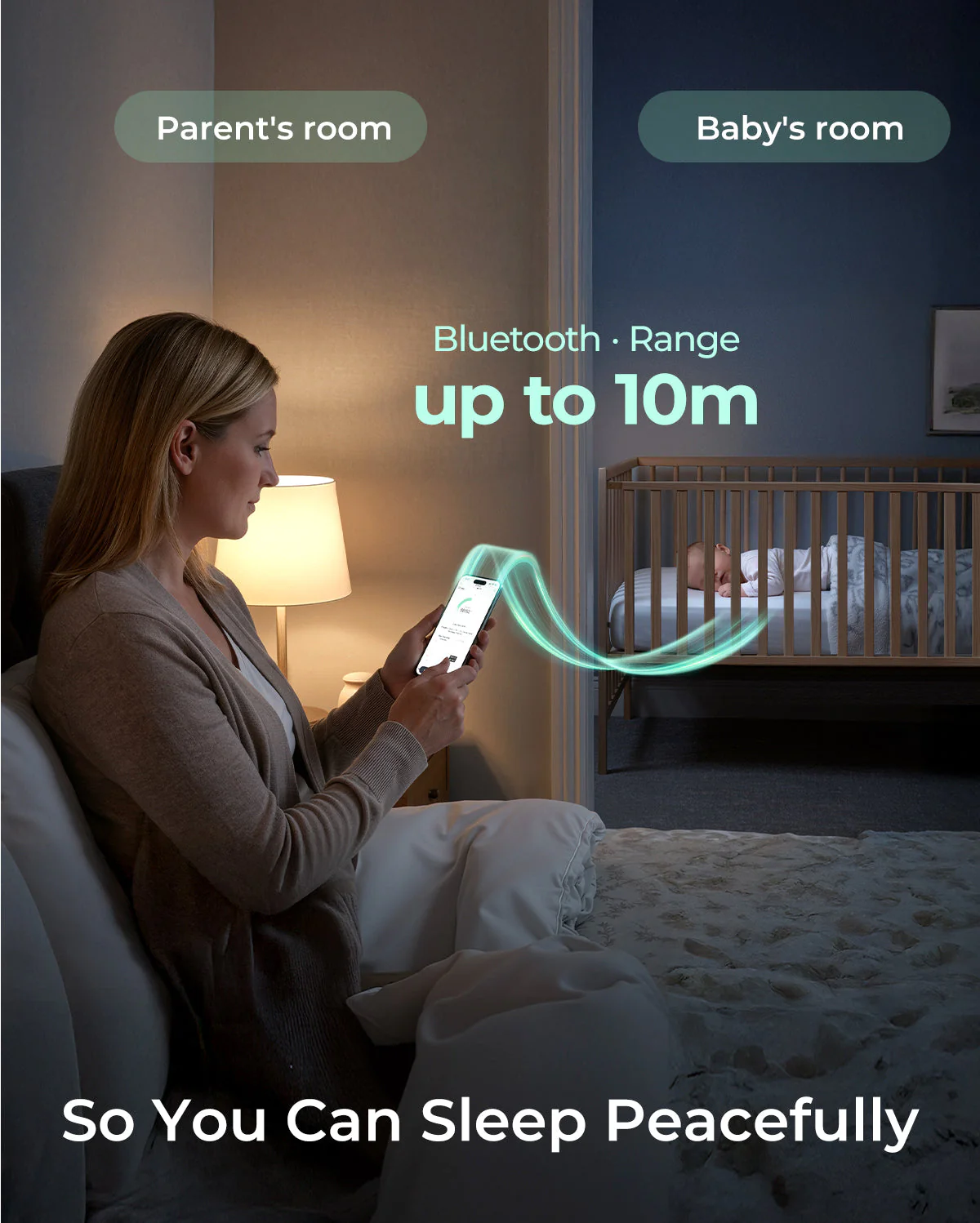 Momcozy Smartes Babythermometer – Medizinische Genauigkeit & Echtzeit-Überwachung per App - Image 10