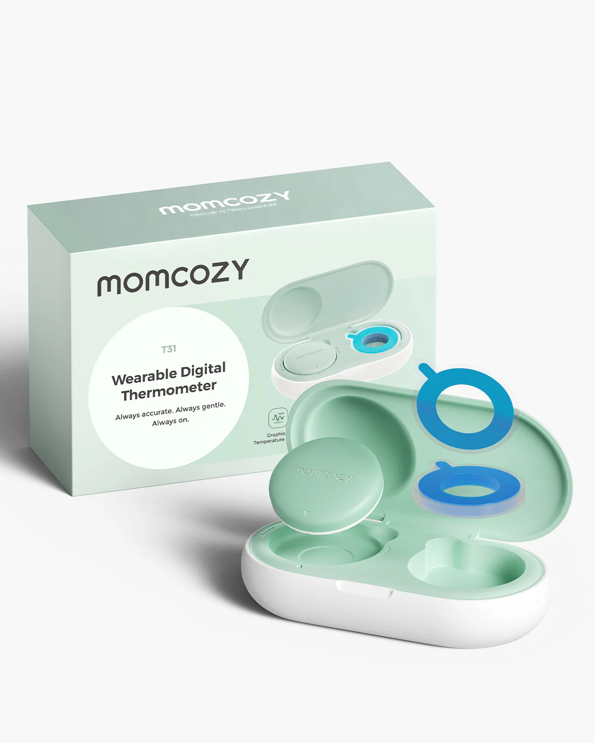Momcozy Smartes Babythermometer – Medizinische Genauigkeit & Echtzeit-Überwachung per App - Image 13