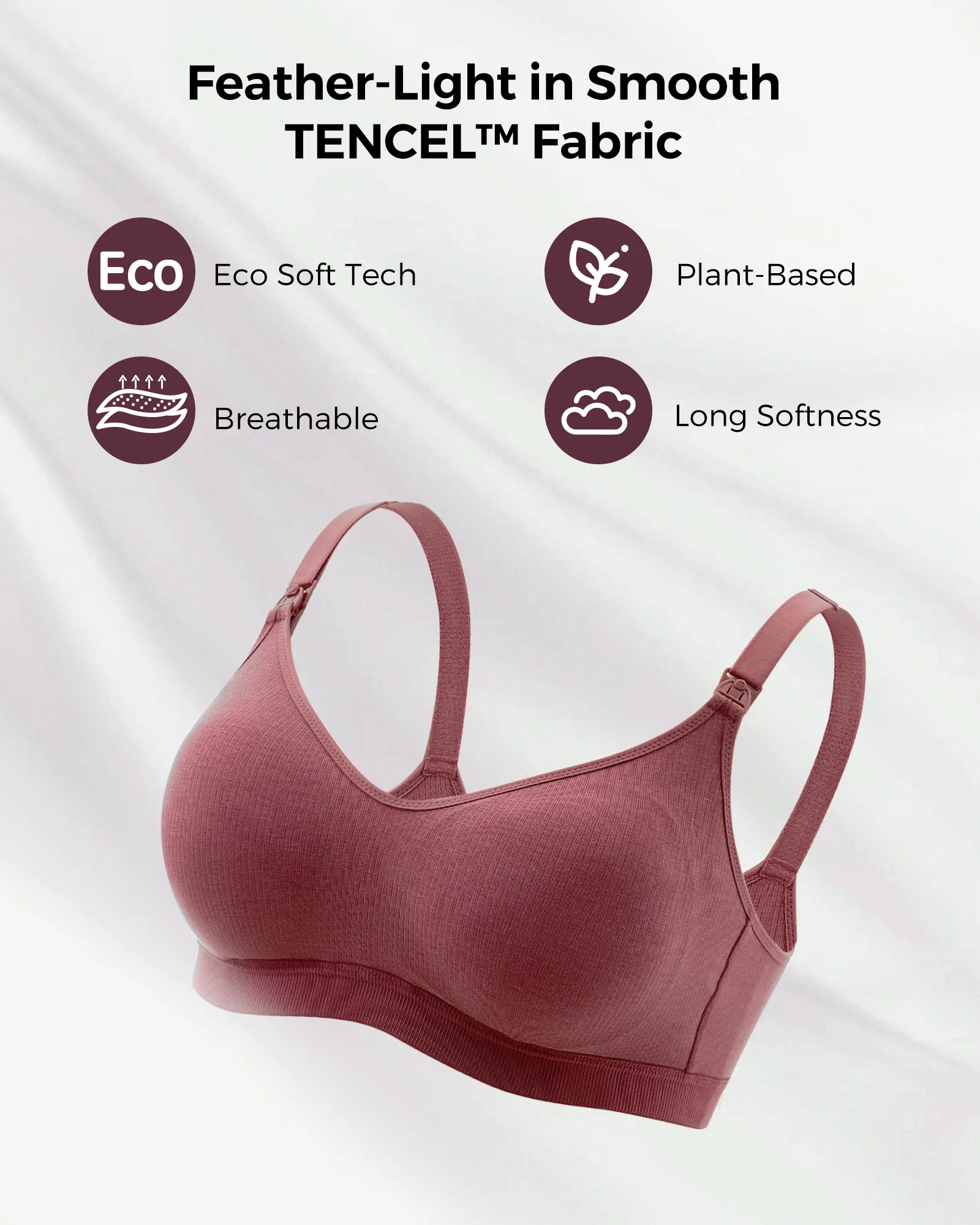 Momcozy Tencel™-Gewebe Kabelloser & nahtloser Pump-BH - Image 3