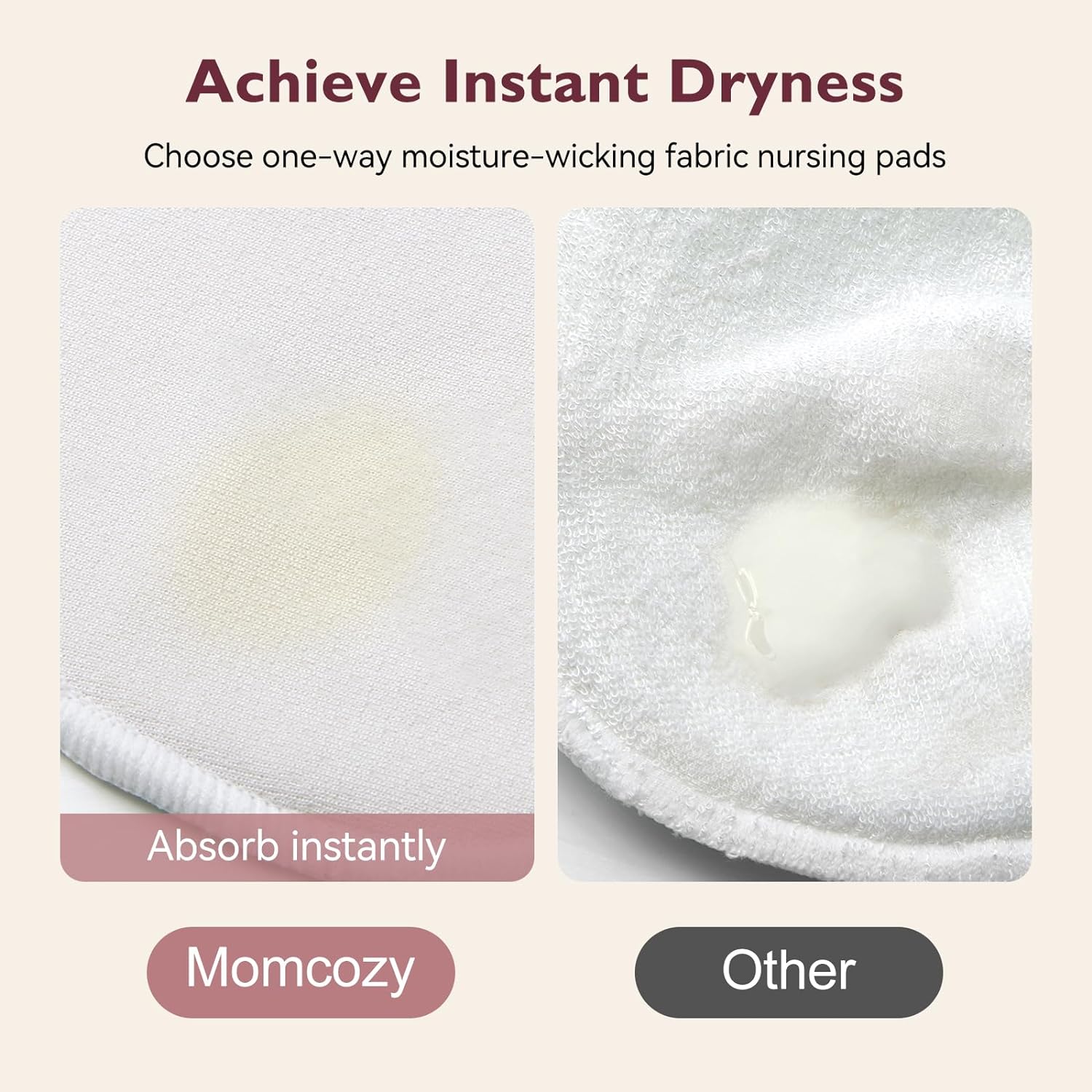 Momcozy ultra-dünn wiederverwendbare Brustpolster - Image 4