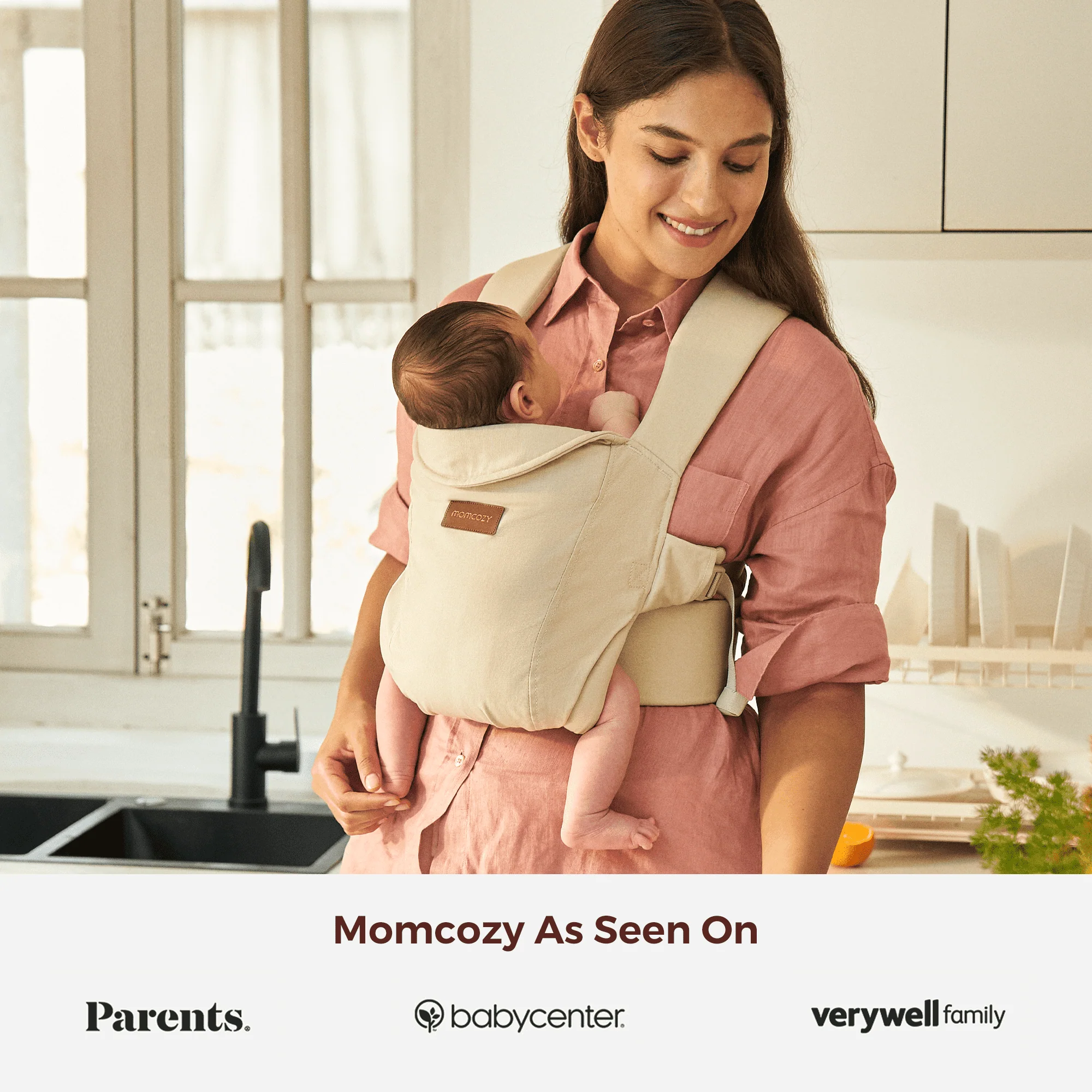 Momcozy WeeSnug Babytrage für Neugeborene (0 - 12M) - Image 16
