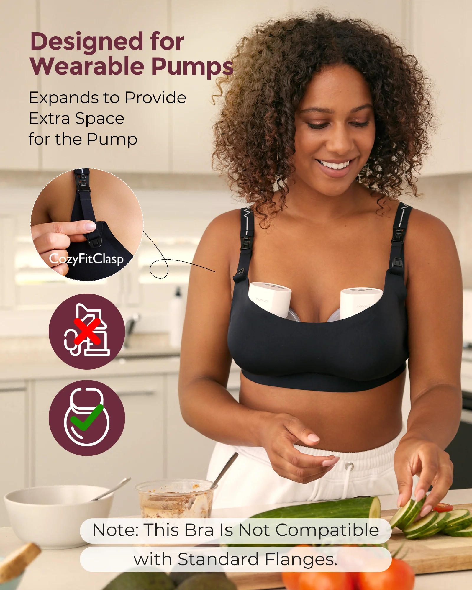 Multifunktional: Tragbarer Abpump-BH - Image 3