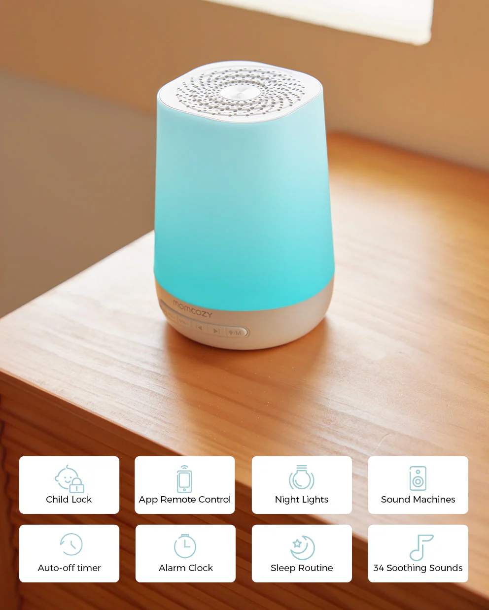 Intelligente Baby Sound Maschine - App Fernbedienung - Image 4